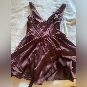 House of CB Chocolate Backless Dress